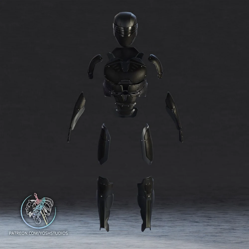 Snake Eyes Full Armor — G.I. Joe 3D printable STL model