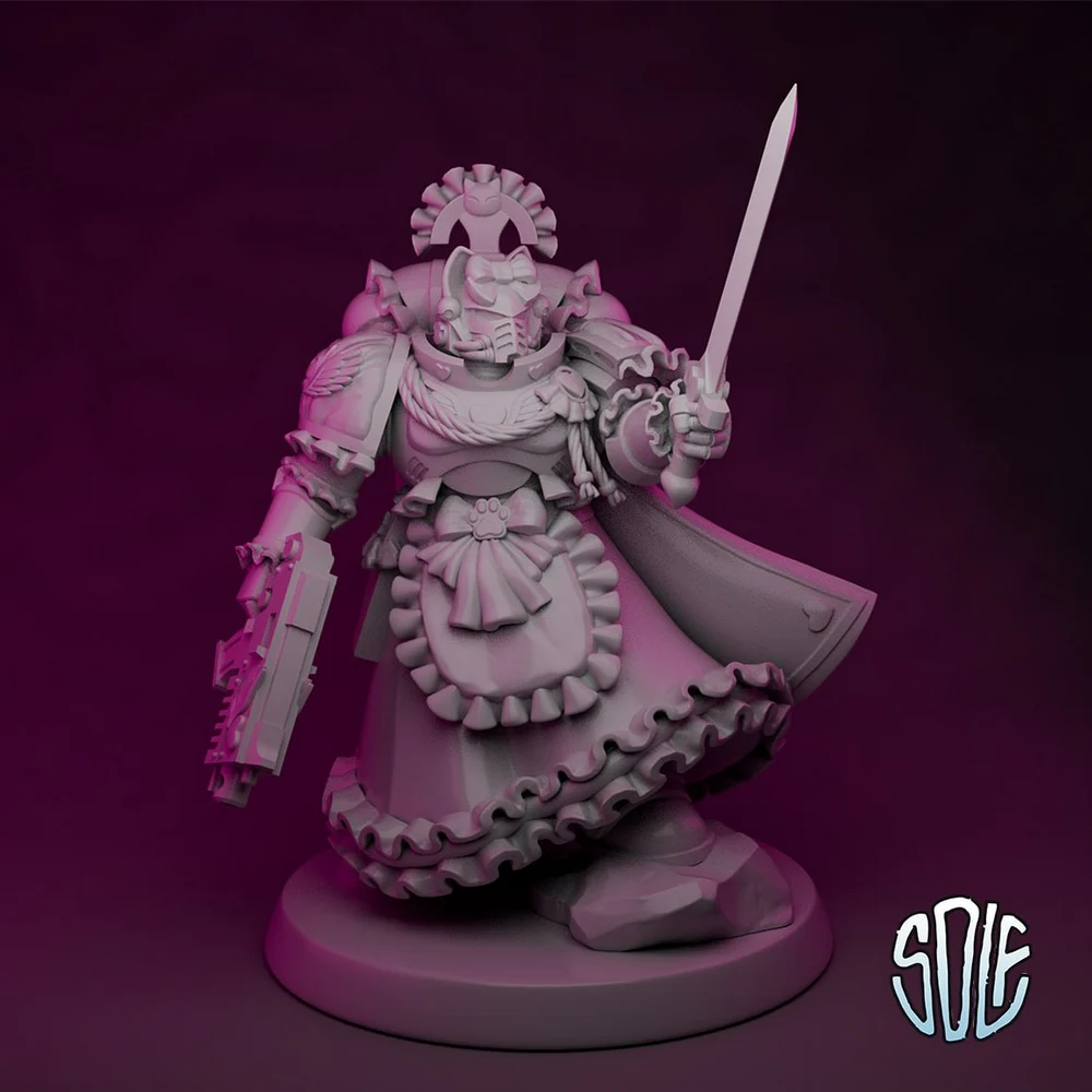 Maidmarine Captain — Warhammer 40K / Anime Alt 3D printable STL model