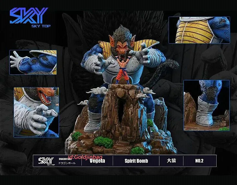 Son Goku vs Vegeta Ozaru — Dragon Ball Z 3D printable STL model