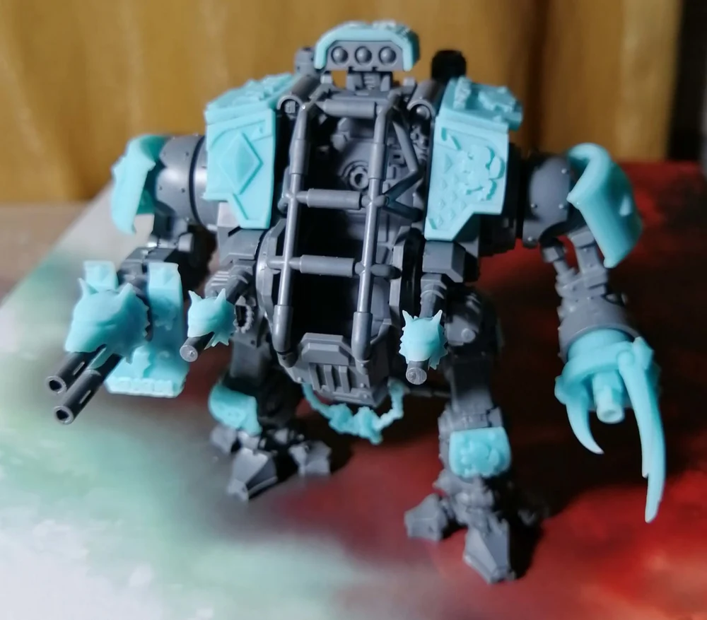 Space Viking Warsuit Upgrades — Warhammer 40K STL render Space Viking Warsuit Upgrades — Warhammer 40K 3D printable STL model