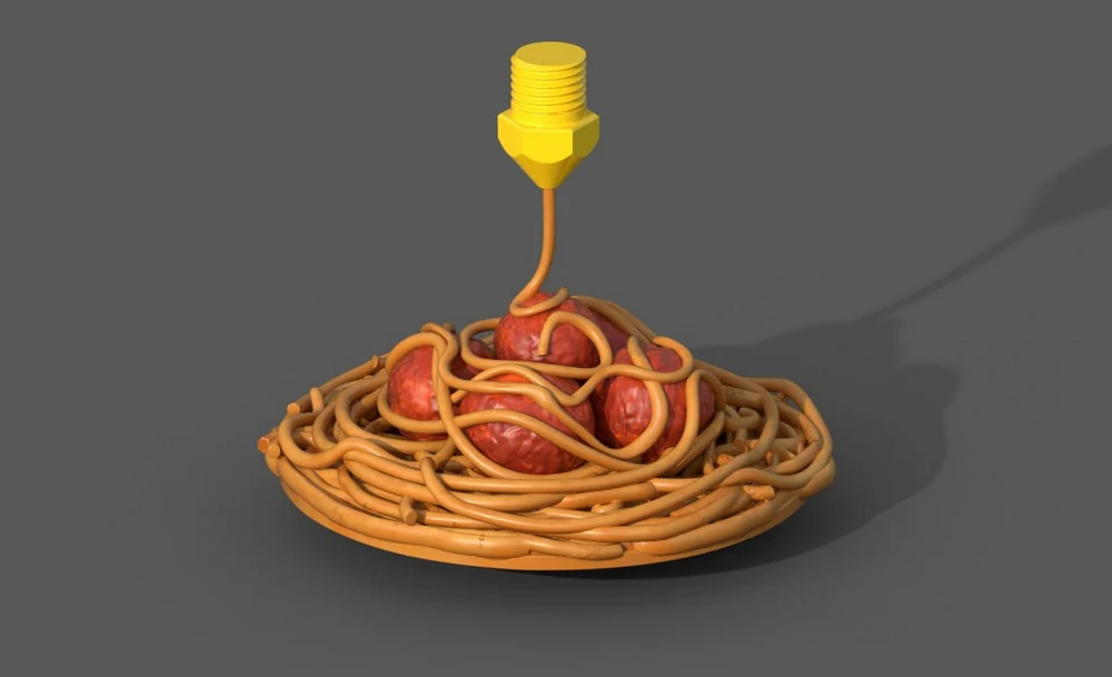 Spaghetti — Food Prop / Tools 3D printable STL model