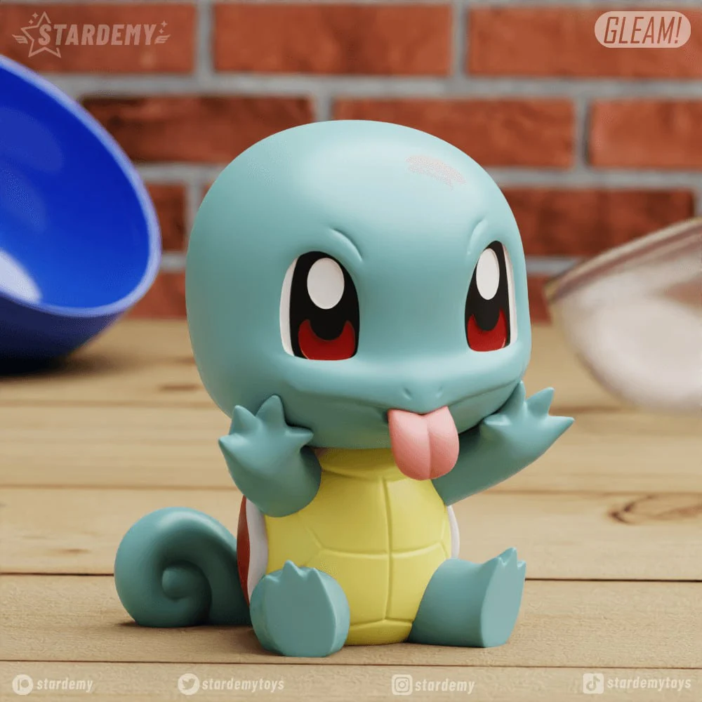 Squirtle — Pokémon 3D printable STL model