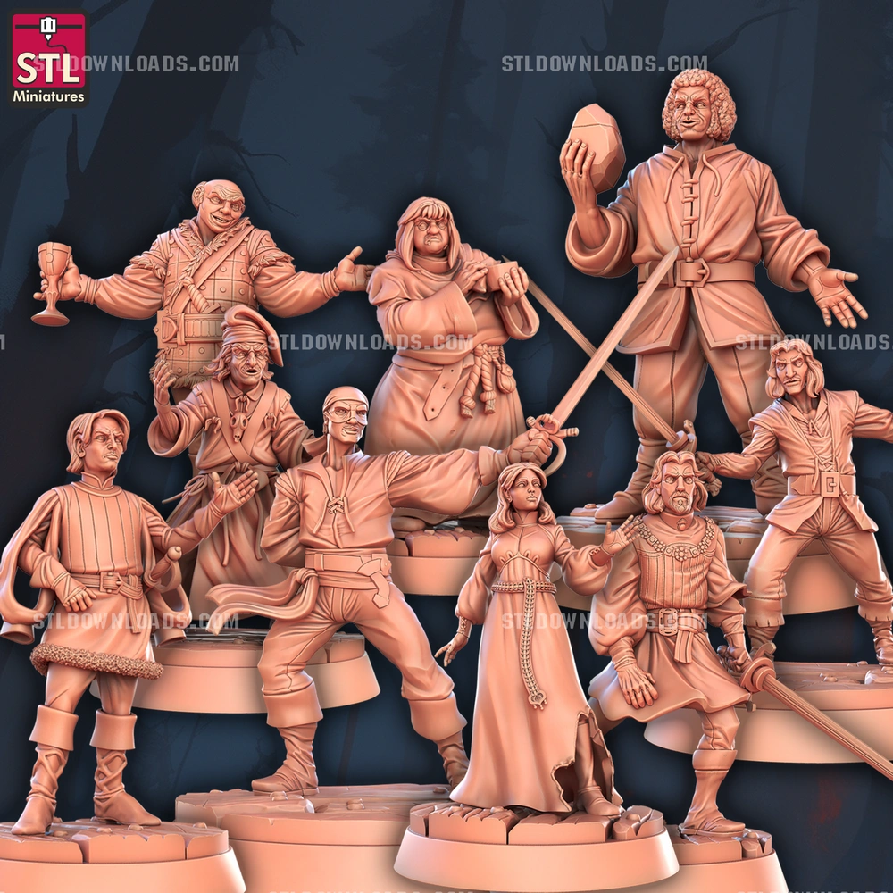 The Princess Bride Set — The Princess Bride 3D printable STL model
