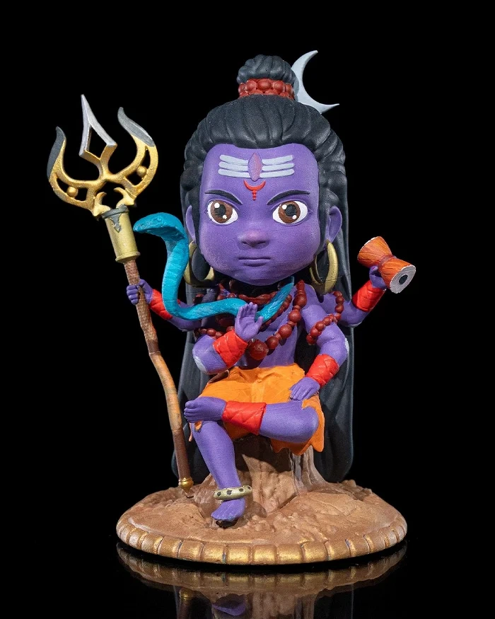 Chibi Shiva the Destroyer Cute — Indian Mythology 3D printable STL model