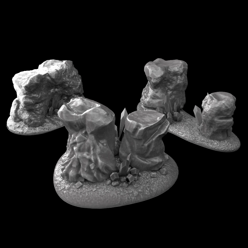Stone Monoliths 3D printable STL model