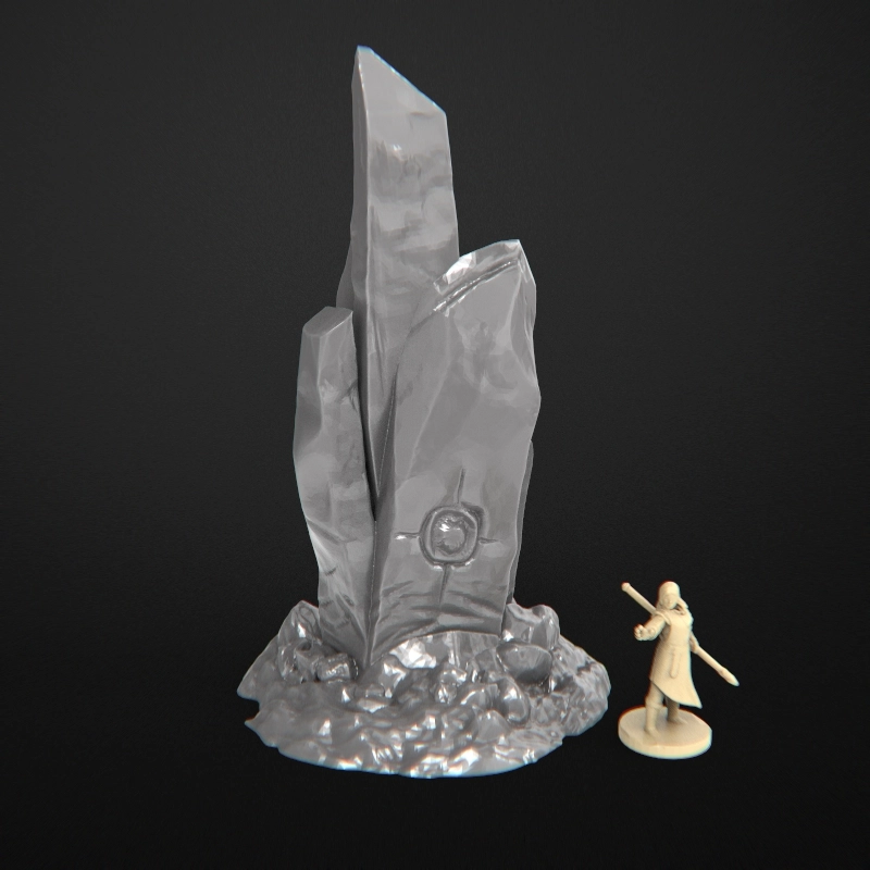 Stone Totem STL render Stone Totem 3D printable STL model
