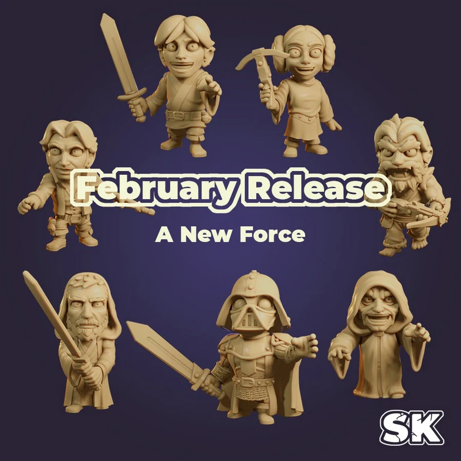 Medieval Star Wars – Star Wars 3D printable STL model