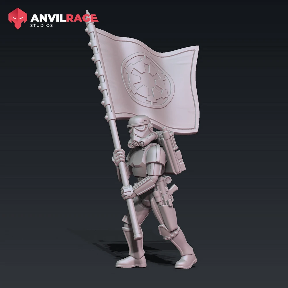 Stormtrooper Standard Bearer — Star Wars 3D printable STL model