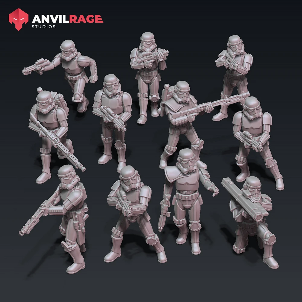 Stormtroopers Kitbash — Star Wars 3D printable STL model