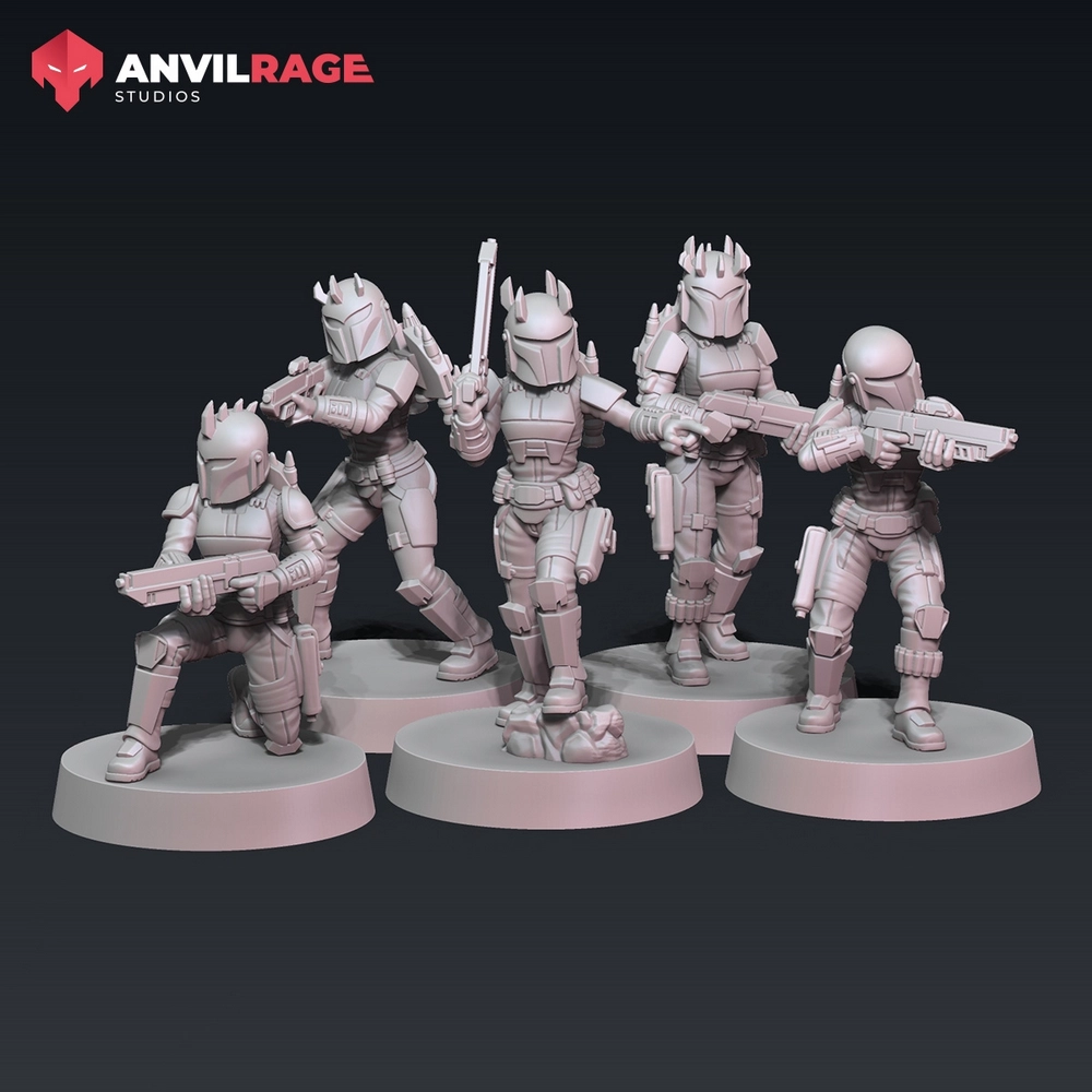 Super Commandos Female — Star Wars 3D printable STL model