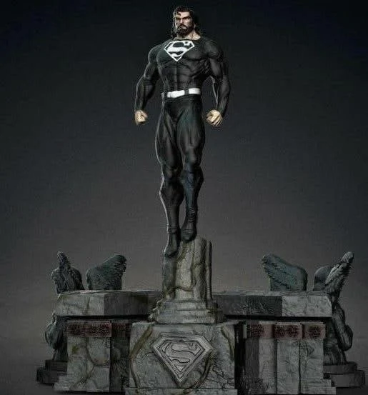 Superman Black — DC Comics / Superman 3D printable STL model