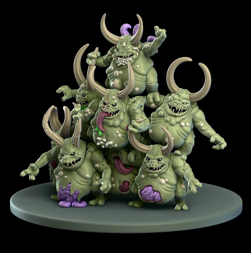 Swarm of Corrupters Army of Corruption — Fantasy / Tabletop 3D printable STL model
