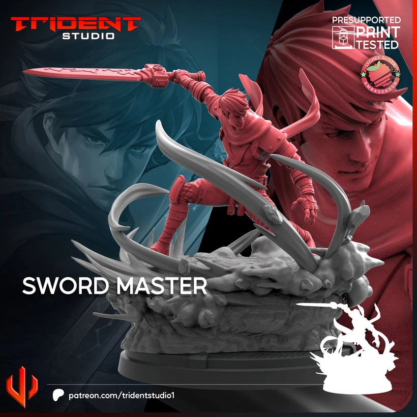 Sword Master — Marvel 3D printable STL model