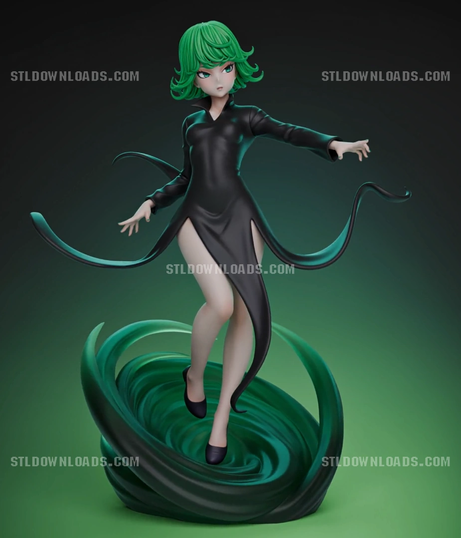 Tatsumaki — One Punch Man 3D printable STL model