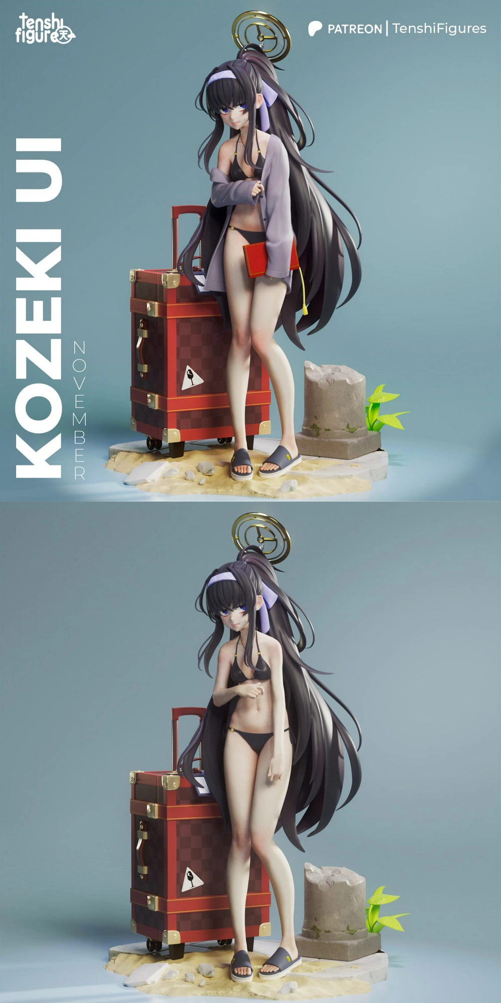 Ui Kozeki — Blue Archive 3D printable STL model