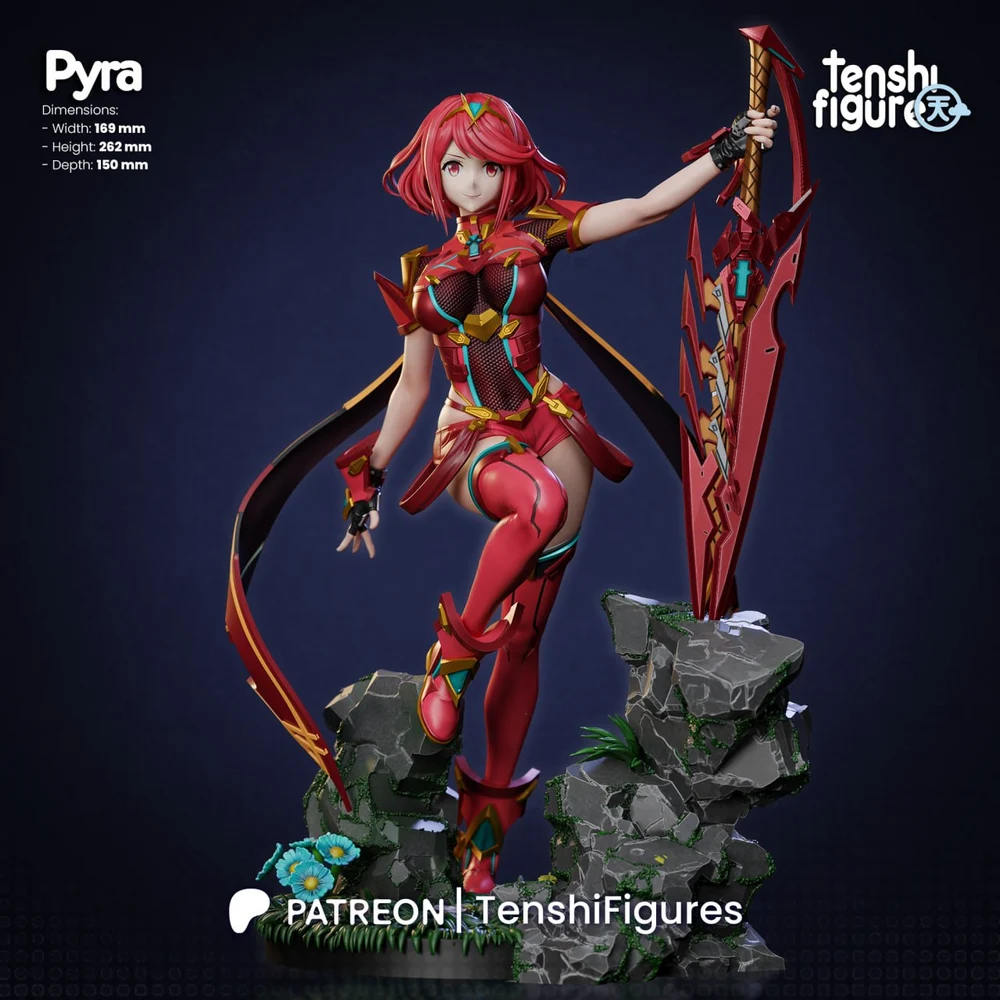 Pyra — Xenoblade Chronicles 3D printable STL model
