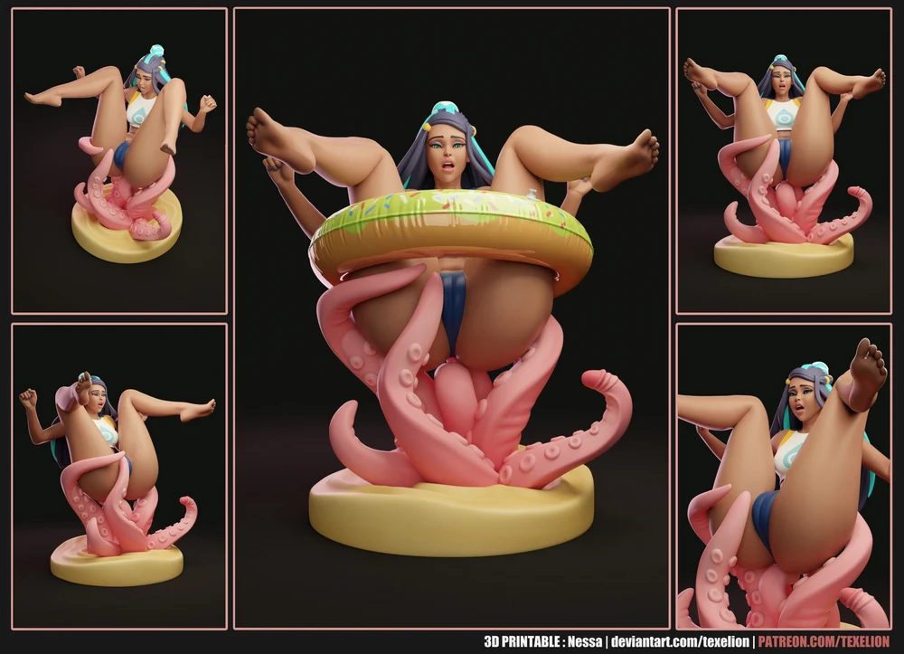 Nessa — Pokemon 3D printable STL model