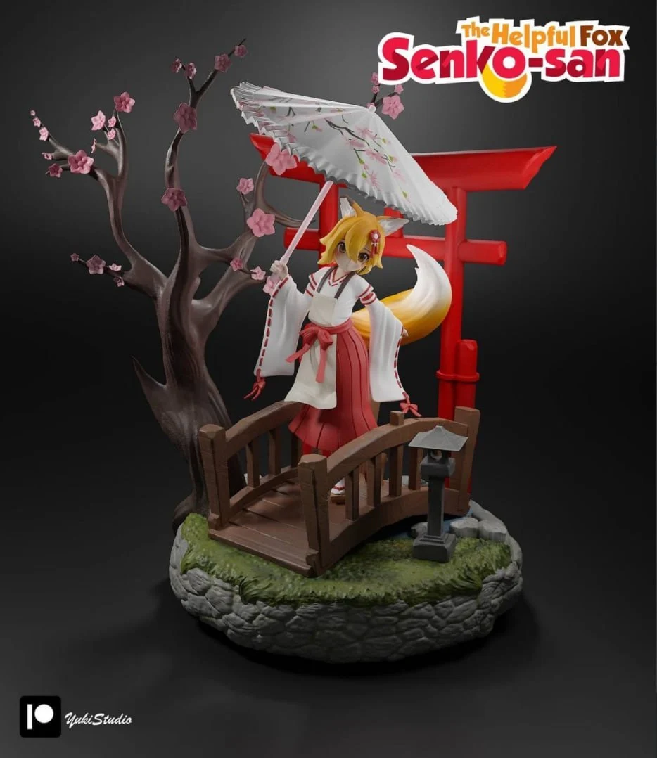 The Helpful Fox Senko-san — The Helpful Fox Senko-san 3D printable STL model