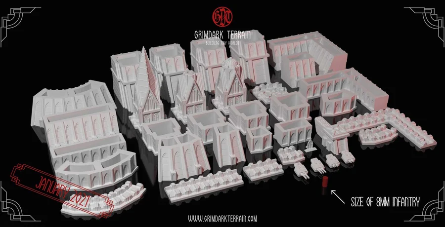 The Walls of Mytilene – Age of Mythology 3D printable STL model