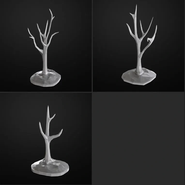 Tree Trunks 3D printable STL model