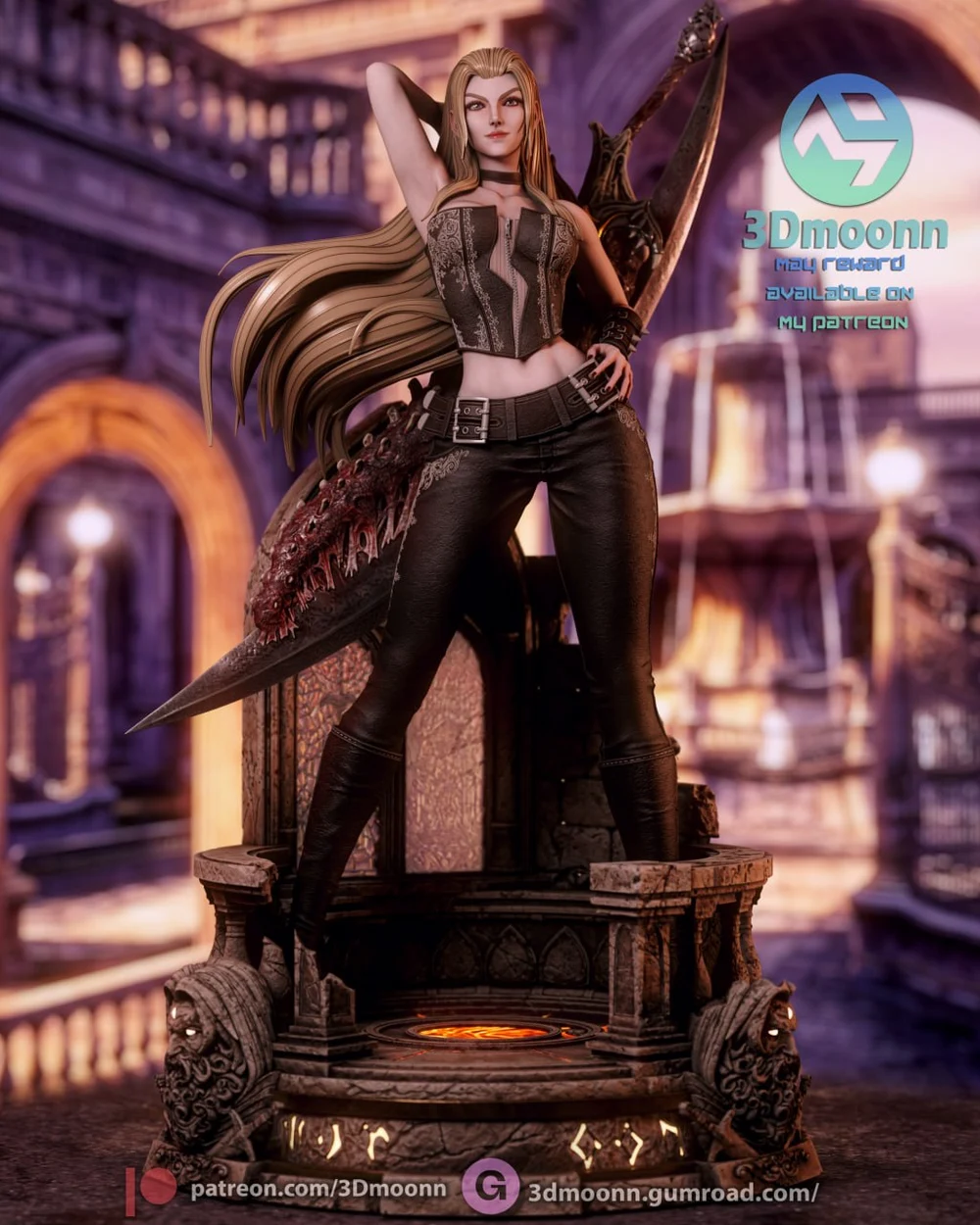Trish — Devil May Cry STL render Trish — Devil May Cry 3D printable STL model