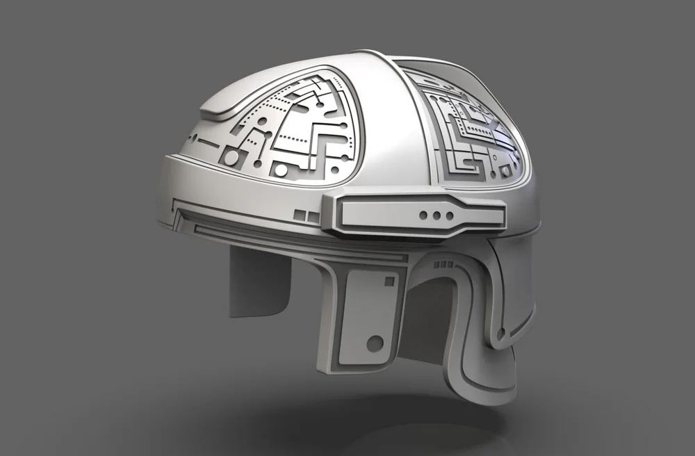 Tron Helmet — Tron 3D printable STL model