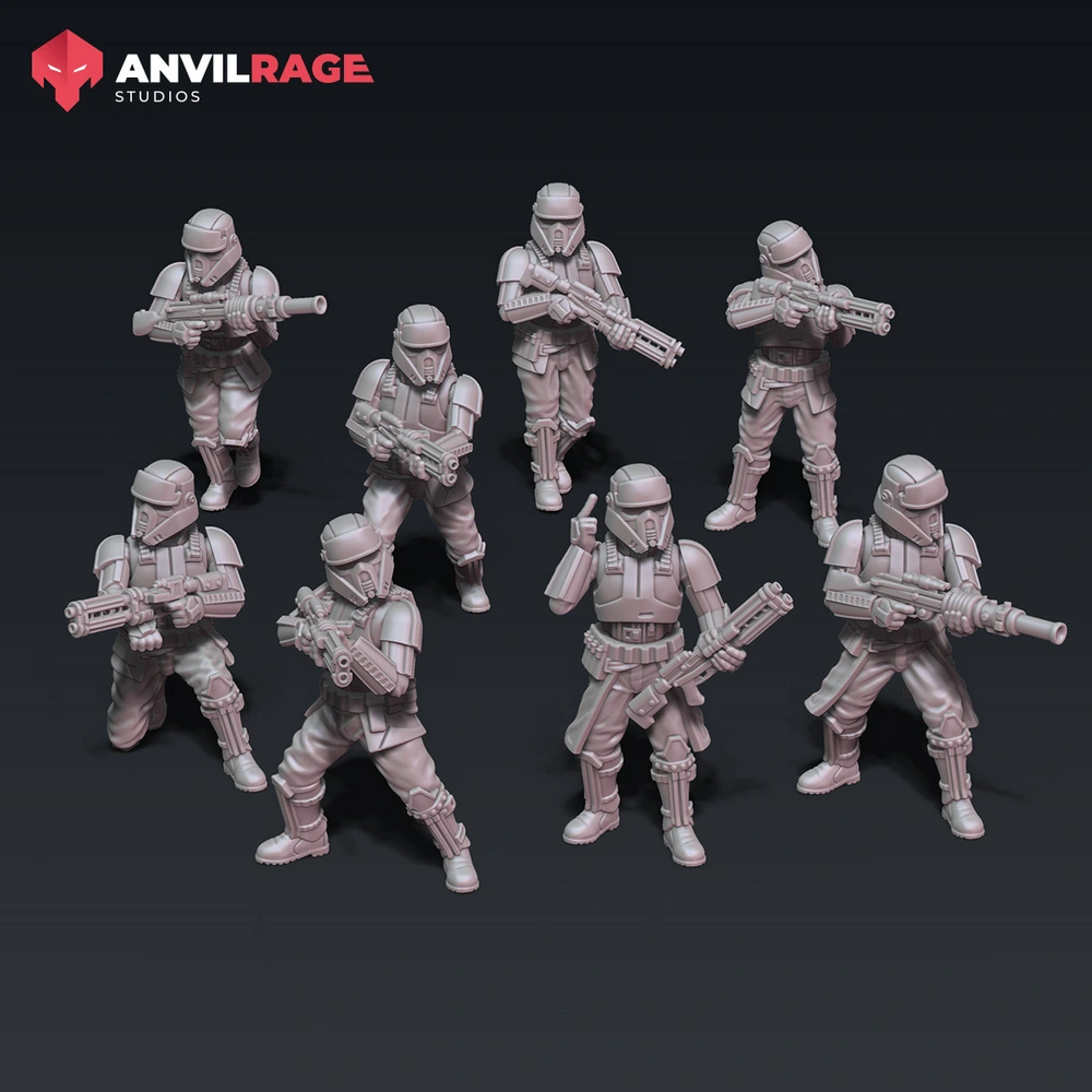 Tropical Trooper Kitbash — Star Wars 3D printable STL model