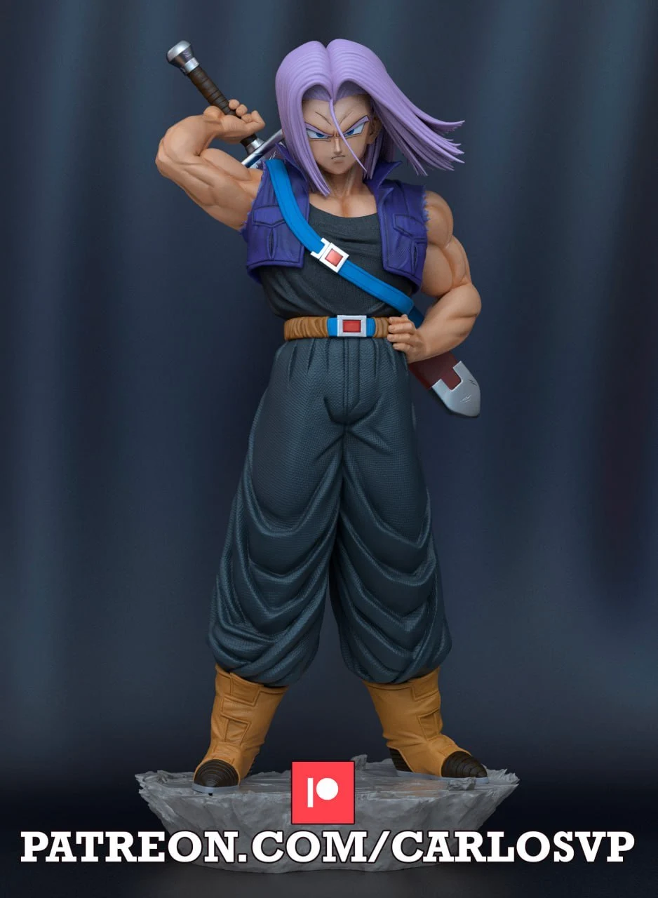 Trunks del Futuro — Dragon Ball Z 3D printable STL model