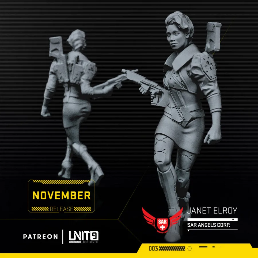 Janet Elroy 3D printable STL model