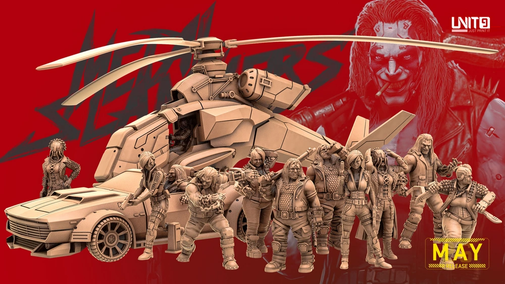 Unit9 - May 2026 — Cyberpunk Setting 3D printable STL model