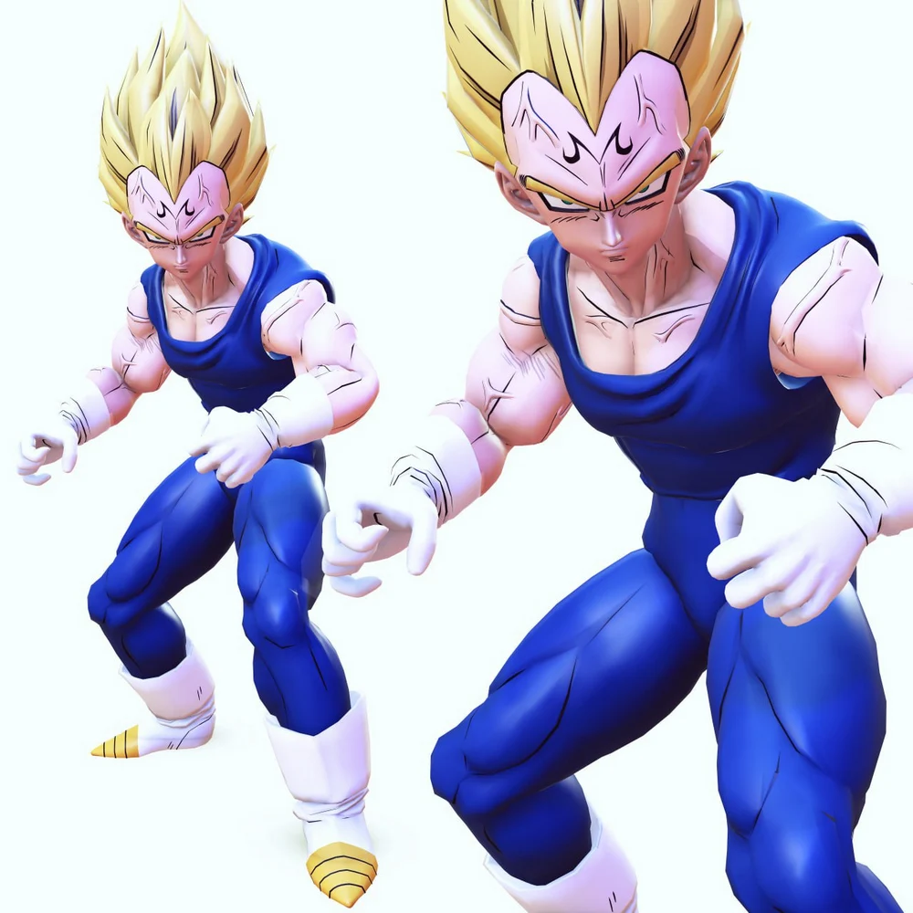 Vegeta v2 — Dragon Ball Z 3D printable STL model