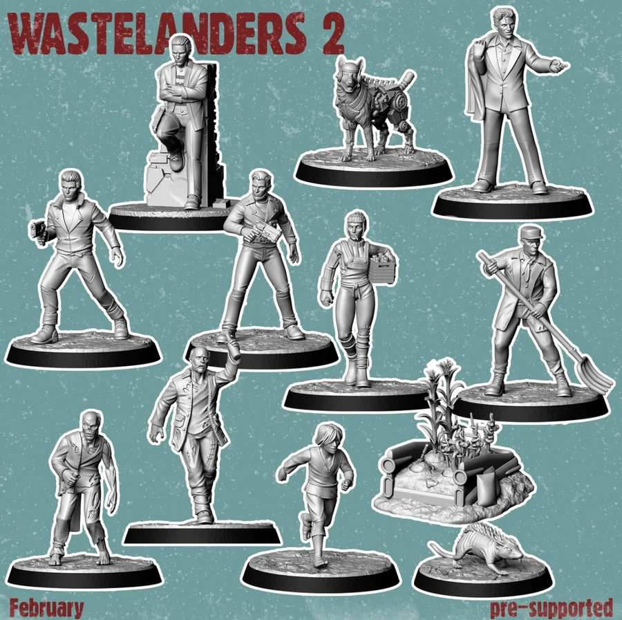 Wastelanders 2 3D printable STL model
