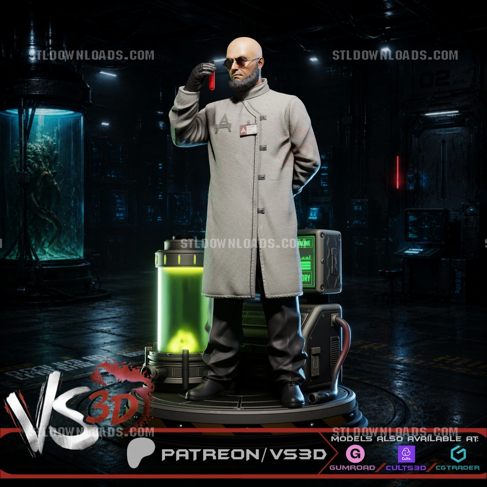Hugo Strange — DC Comics / Batman 3D printable STL model