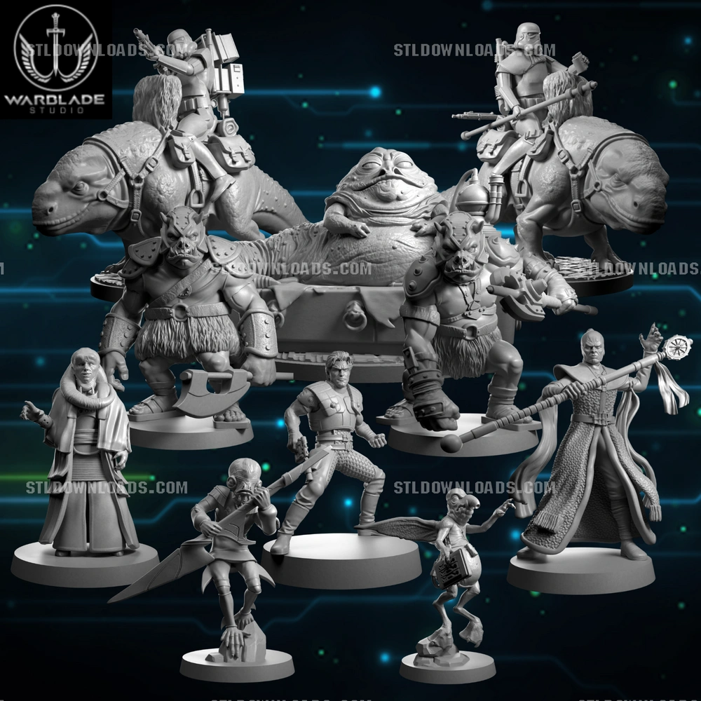 Warblade Studio - February 2026 — Fantasy / Sci-Fi 3D printable STL model