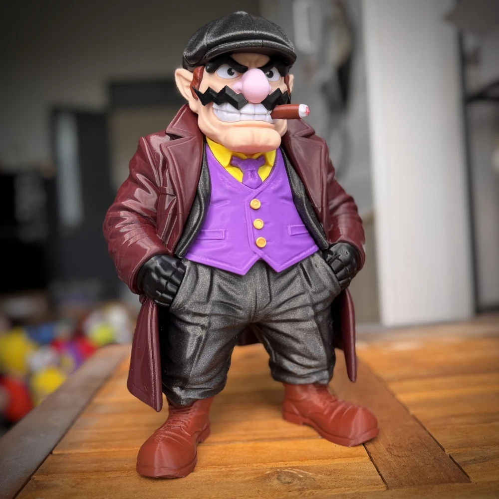 Wario (Peaky Blinders Style) — Super Mario / Peaky Blinders 3D printable STL model