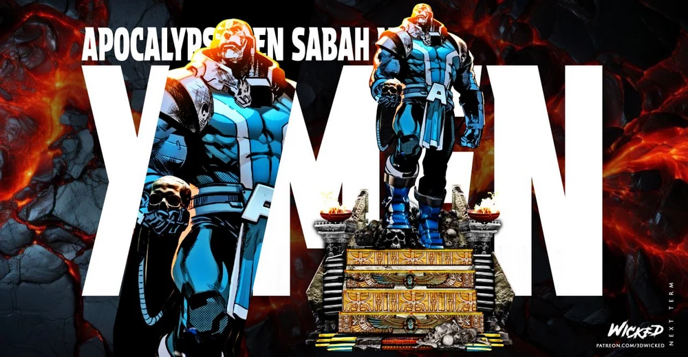 Apocalypse Sculpture — Marvel / X-Men 3D printable STL model