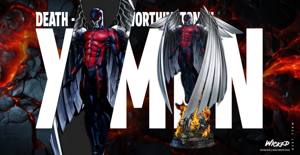 Archangel Sculpture — Marvel / X-Men 3D printable STL model