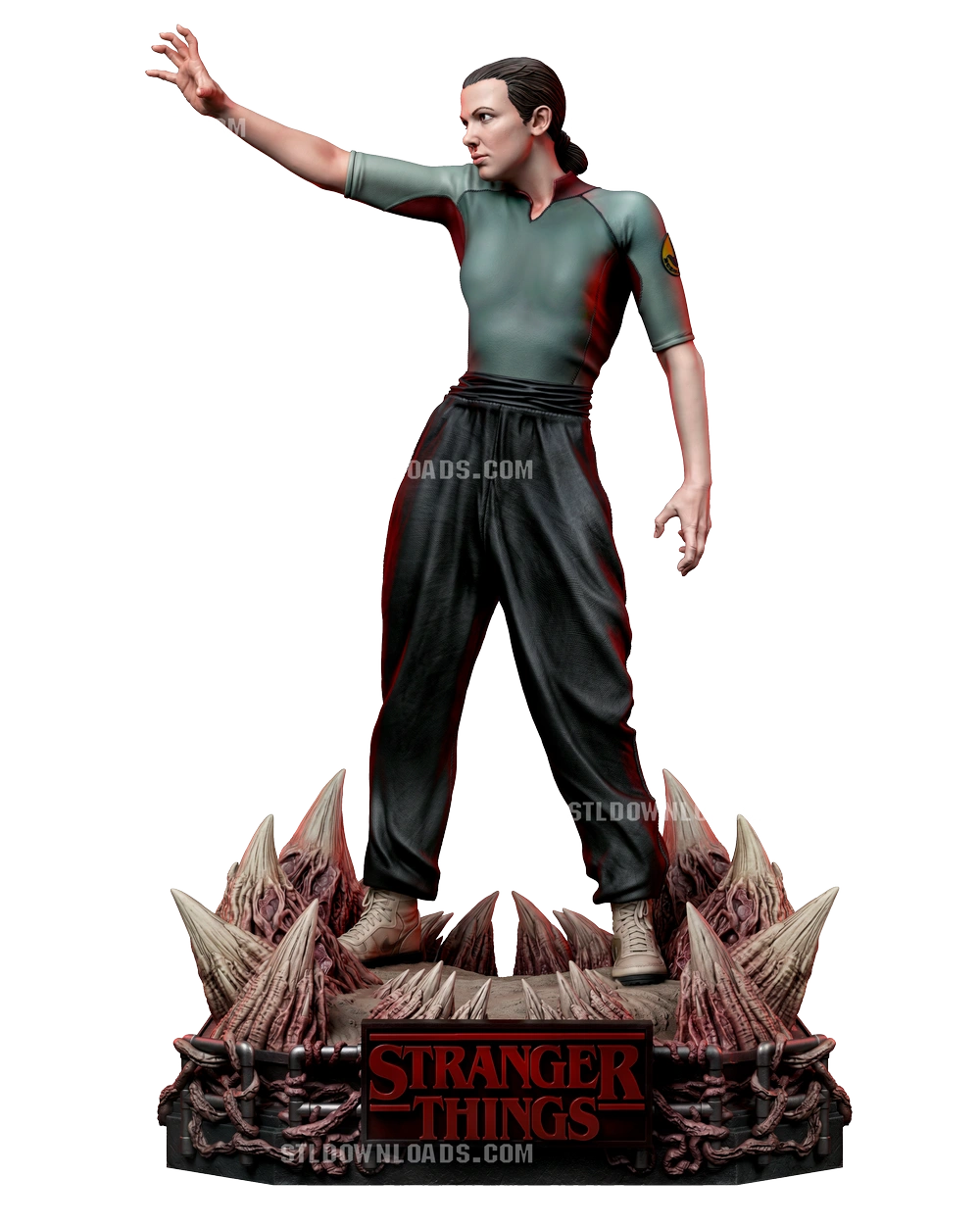 Eleven Sculpture — Stranger Things 3D printable STL model