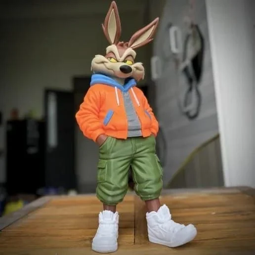 Wile E. Coyote (Urban Vibes) — Looney Tunes 3D printable STL model