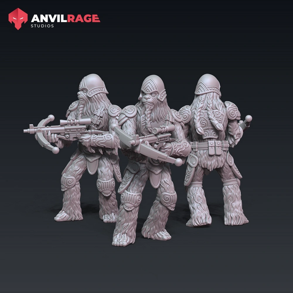 Wookiee Bowcaster — Star Wars 3D printable STL model