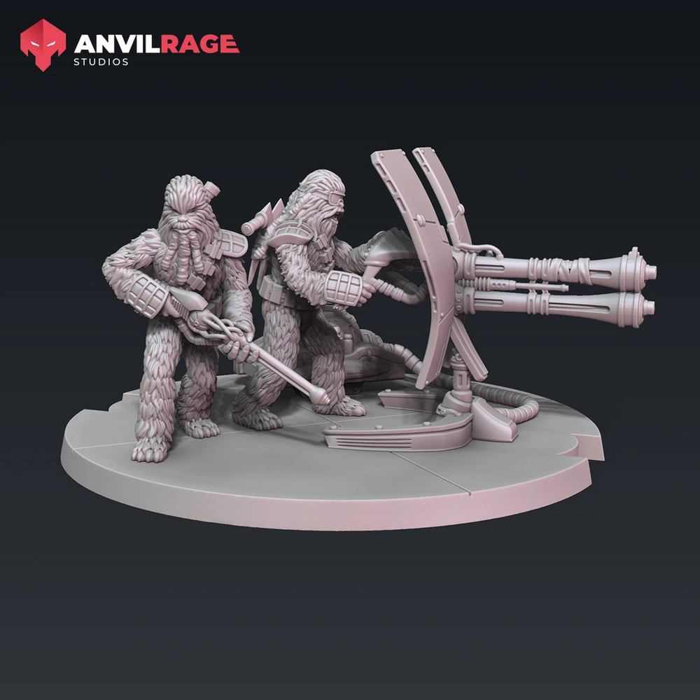 Wookiee Heavy Repeater — Star Wars 3D printable STL model