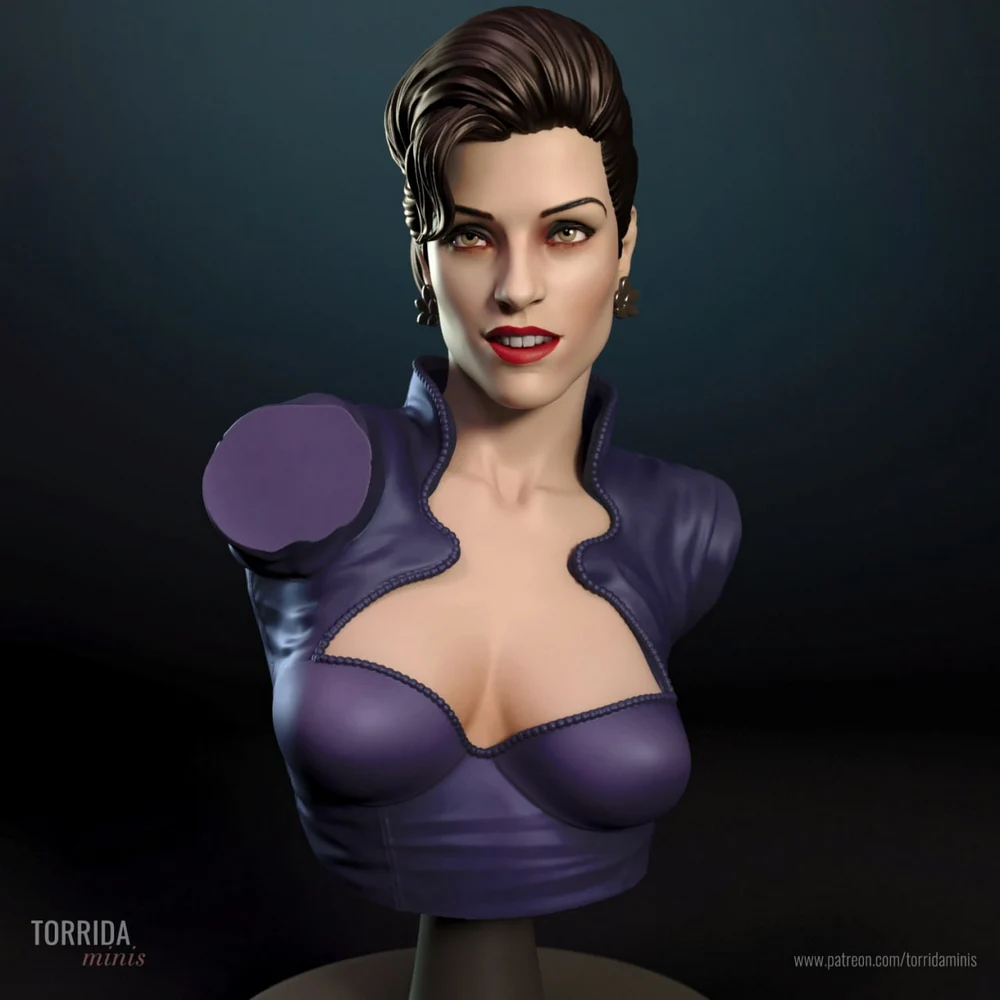 Xenia Onatopp — James Bond (007) 3D printable STL model