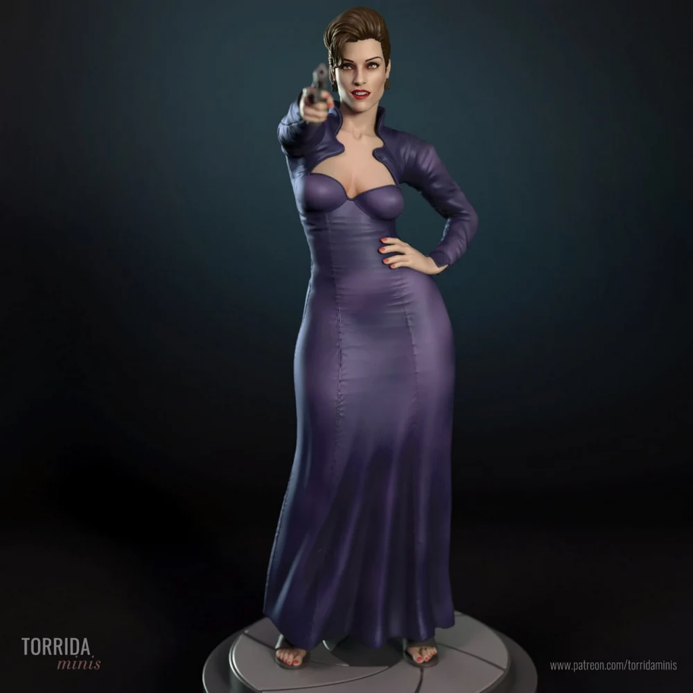 Xenia Onatopp — James Bond (007) 3D printable STL model