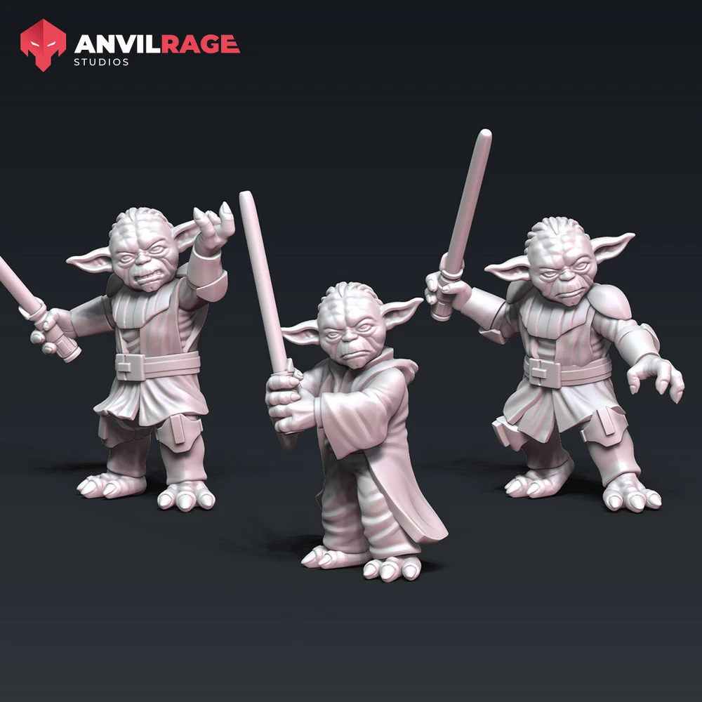 Yoda — Star Wars STL render Yoda — Star Wars 3D printable STL model