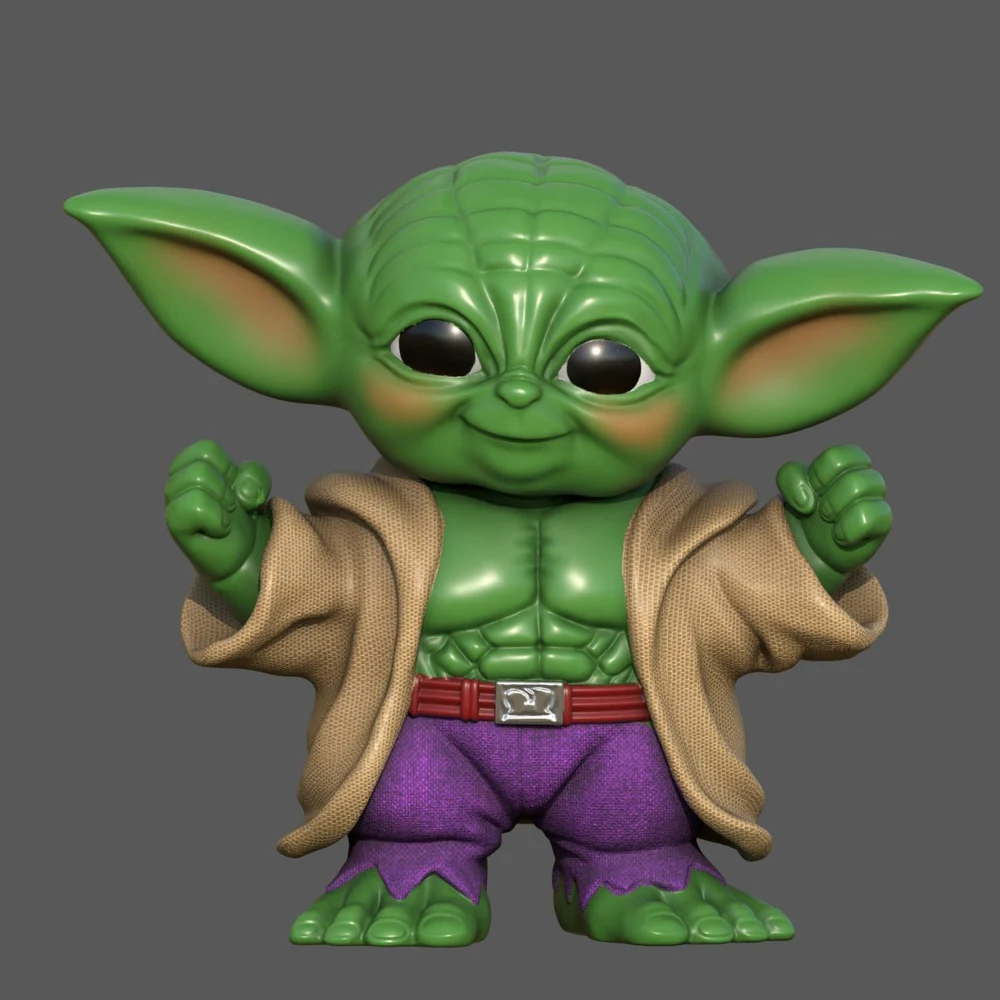 Yoda Hulk — Star Wars / Marvel Crossover 3D printable STL model