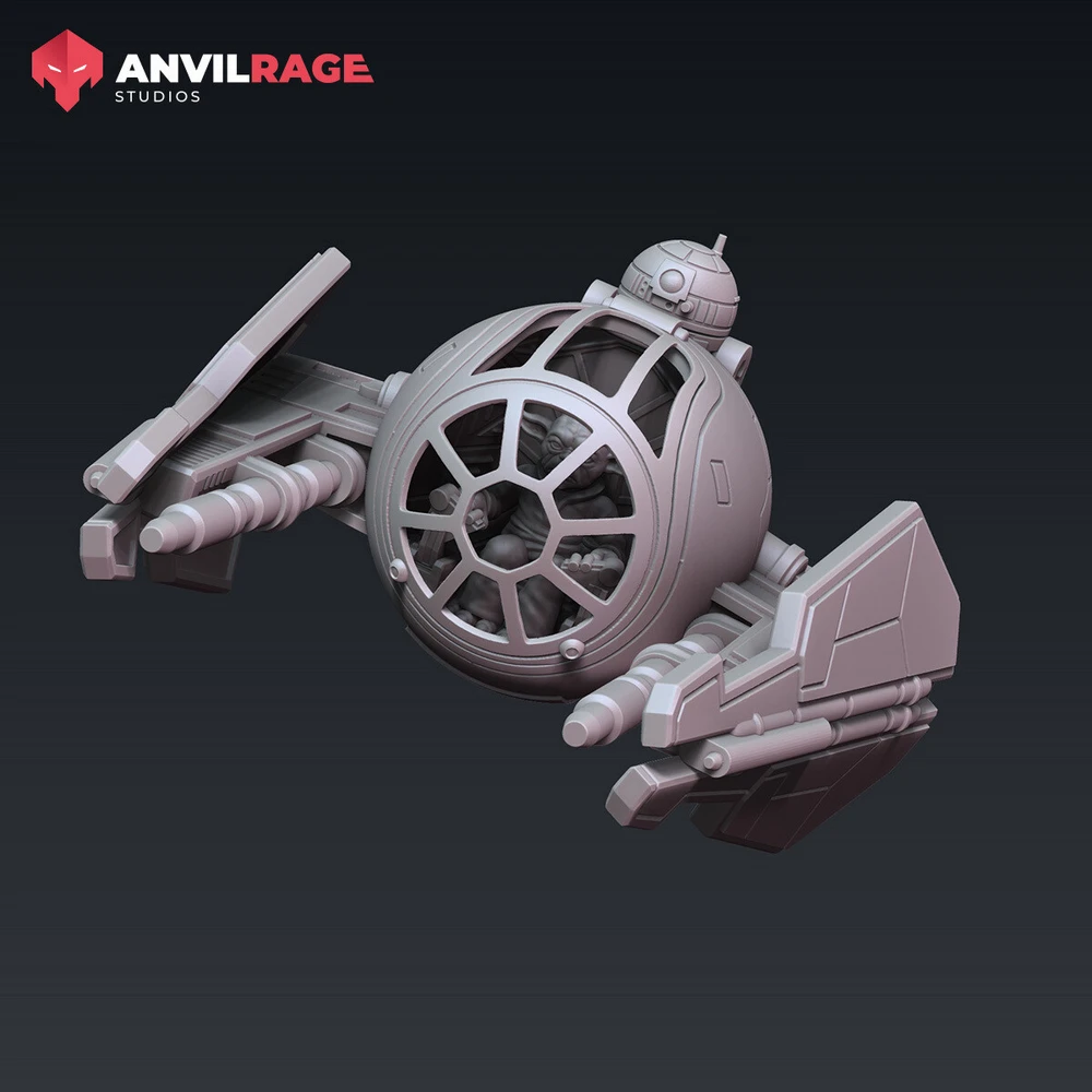 Yoda's Jedi Starfighter — Star Wars 3D printable STL model