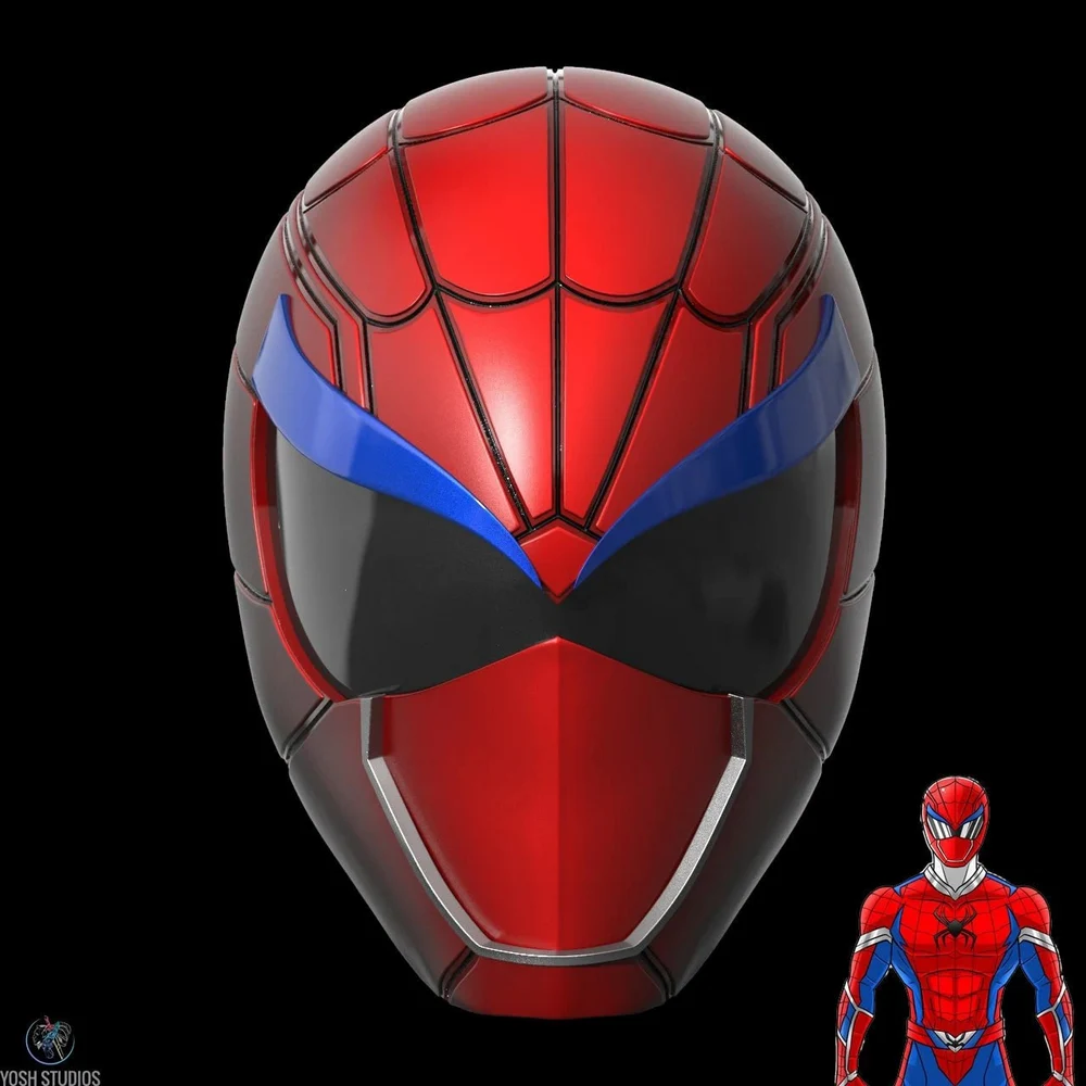 Spider-Man Ranger Helmet — Marvel / Power Rangers 3D printable STL model