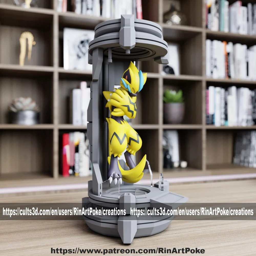Zeraora — Pokémon 3D printable STL model