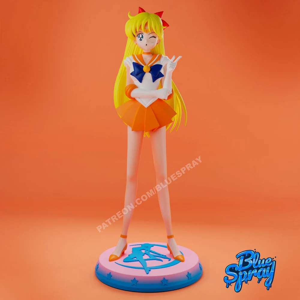 Sailor Venus — Sailor Moon 3D printable STL model