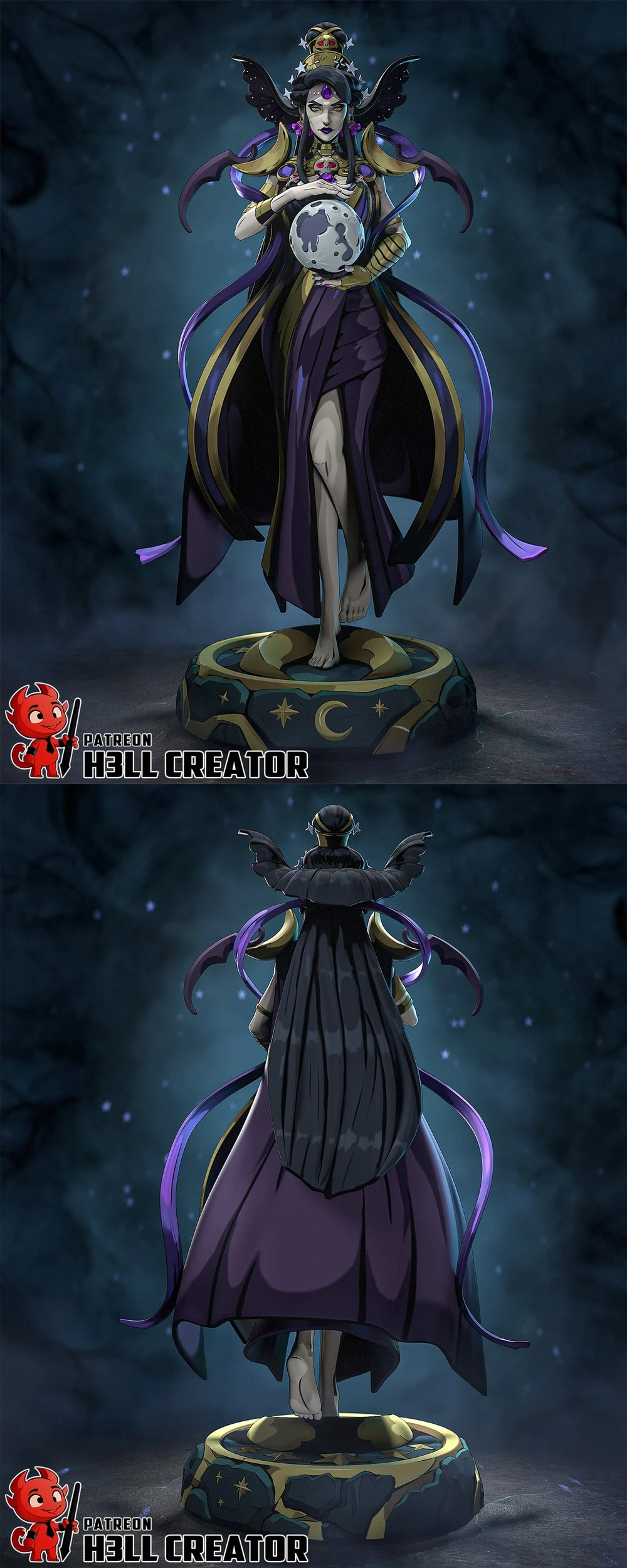 Nyx — Original Character / Mythology 3D printable STL model